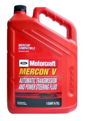 Motorcraft Mercon V AutoMatic Transmission AND Power Steering Fluid .