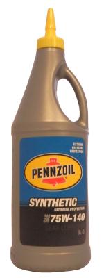 Pennzoil PENNZOIL SYNTHETIC 75W-140 (GL-5) .