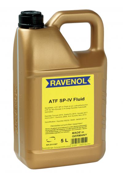 Трансмиссионное масло RAVENOL ATF SP-IV Fluid  ( 5л).