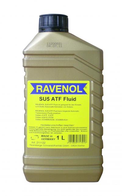 Трансмиссионное масло RAVENOL ATF SU5 Fluid ( 1л).