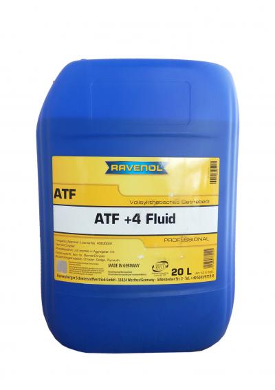 Трансмиссионное масло RAVENOL ATF+4 Fluid (20 л) new.