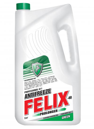 Антифриз  FELIX  ТС-40  Prolonger G-11 (-40 C)/зелёный/   5л.