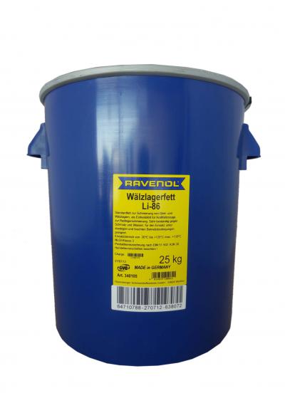 Смазка RAVENOL Waelzlagerfett LI-86 (25кг).