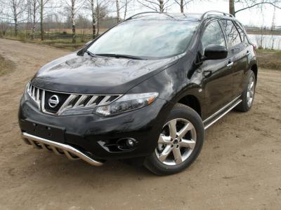 Защита бампера Nissan Murano (Z51) 2007.