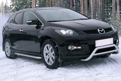 Решётка бампера Mazda CX-7 2007 - 2009.