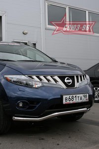 Защита бампера Nissan Murano 2008 - 2009.