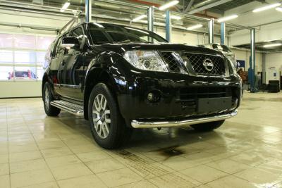 Защита бампера Nissan Pathfinder 2010 - наст. время.