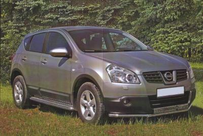 Защита бампера Nissan Qashqai 2007.