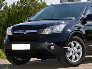 Дефлектор капота Honda CR-V 2007 - 2010.