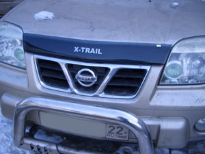 Дефлектор капота Nissan X-Trail 2001 - 2006.