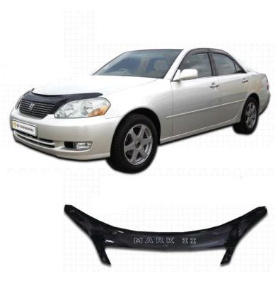 Дефлектор капота Classic черный Toyota Mark-2 2000 - 2002.