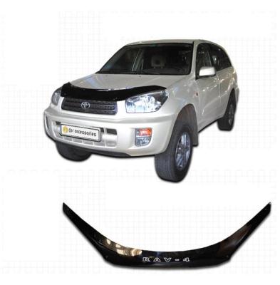 Дефлектор капота Classic черный Toyota RAV 4 2000 - 2005.