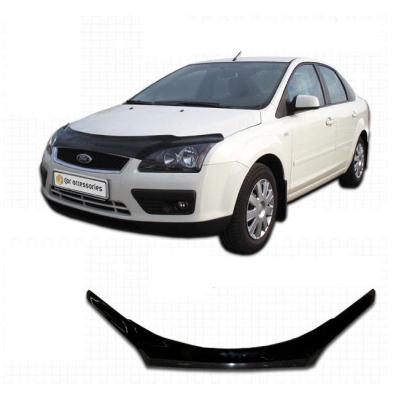 Дефлектор капота Classic черный Ford Focus 2005 - наст. время.