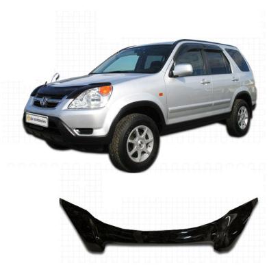 Дефлектор капота Classic черный Honda CR-V 2001 - 2006.