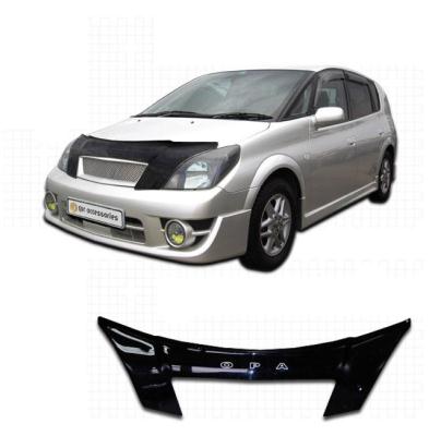 Дефлектор капота Classic черный Toyota Opa 2000 - 2005.