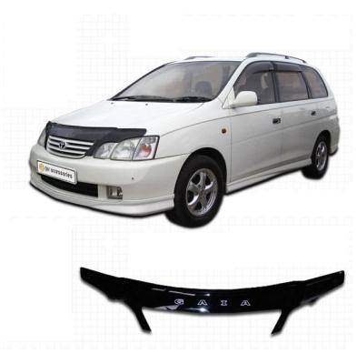 Дефлектор капота Classic черный Toyota Gaia 1998 - 2000.