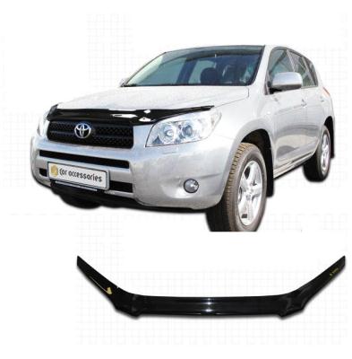 Дефлектор капота Classic черный Toyota RAV 4 2006 - 2008.