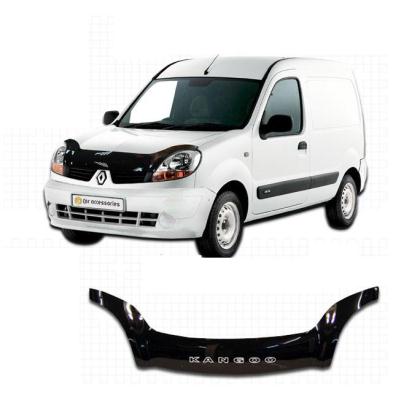 Дефлектор капота Classic черный Renault Kangoo 2003.