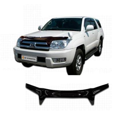 Дефлектор капота Classic черный Toyota Hilux Surf 2002 - 2005.