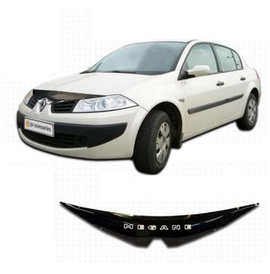 Дефлектор капота Classic черный Renault Megane 2006.