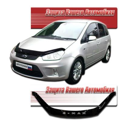 Дефлектор капота Classic черный Ford C-MAX 2007 - наст. время.