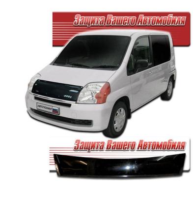 Дефлектор капота Classic черный Honda Mobilio 2001.