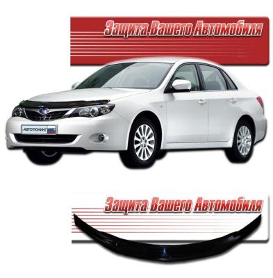 Дефлектор капота Classic черный Subaru Impreza 2008.