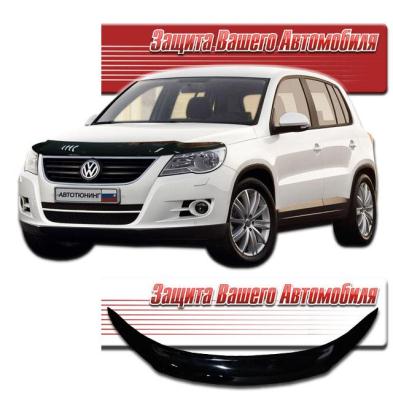 Дефлектор капота Classic черный Volkswagen Tiguan 2008.