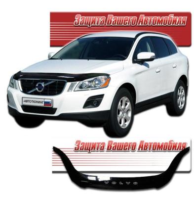 Дефлектор капота Classic черный Volvo XC 60 2009.