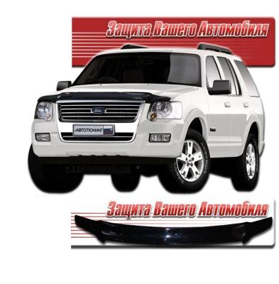 Дефлектор капота Classic черный Ford Explorer 2008 - наст. время.