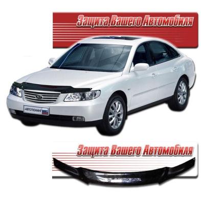 Дефлектор капота Classic черный Hyundai Grandeur 2009.