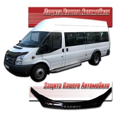 Дефлектор капота Classic черный Ford Transit 2008.