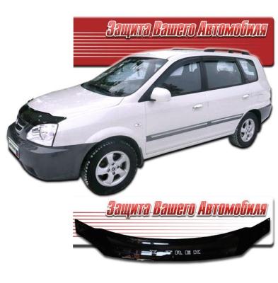 Дефлектор капота Classic черный KIA X-Trek 2003.