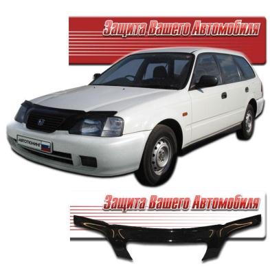 Дефлектор капота Classic черный Honda Orthia 1996 - 1998.