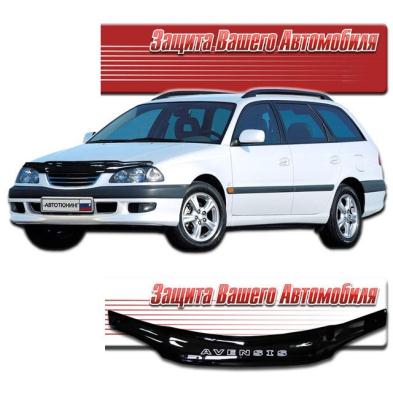 Дефлектор капота Classic черный Toyota Caldina 1997 - 2000.