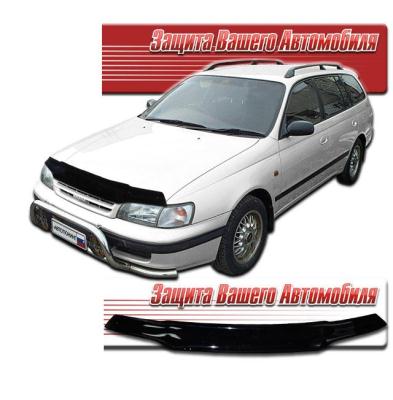 Дефлектор капота Classic черный Toyota Caldina 1992 - 1997.