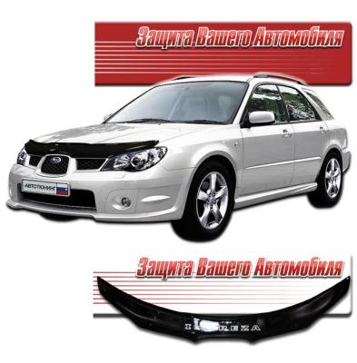 Дефлектор капота Classic черный Subaru Impreza 2006.