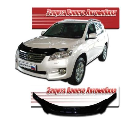 Дефлектор капота Classic черный Toyota RAV 4 2010.