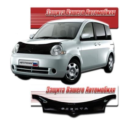 Дефлектор капота Classic черный Toyota Sienta 2003.