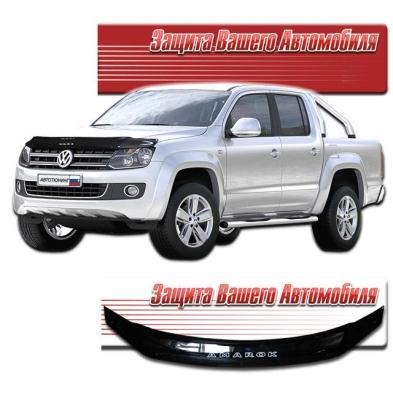 Дефлектор капота Classic черный Volkswagen Amarok (внедорожник) 2010.