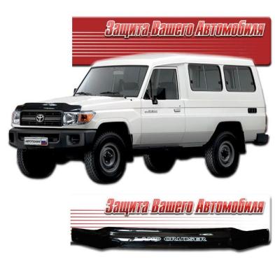 Дефлектор капота Classic черный Toyota Land Cruiser 2010.