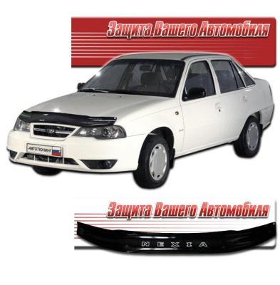 Дефлектор капота Classic черный Daewoo Nexia 2010 - наст. время.