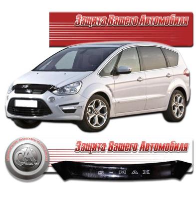 Дефлектор капота Classic черный Ford S-MAX 2011.