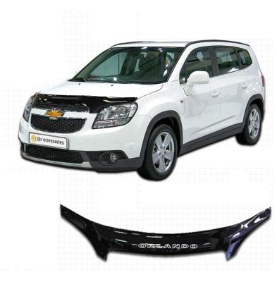 Дефлектор капота Classic черный Chevrolet Orlando.