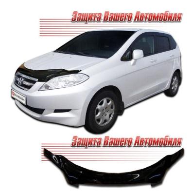 Дефлектор капота Classic черный Honda FR-V 2004.