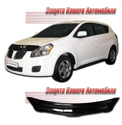 Дефлектор капота Classic черный Pontiac Vibe 2008.