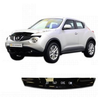 Дефлектор капота Classic черный Nissan Juke 2011.