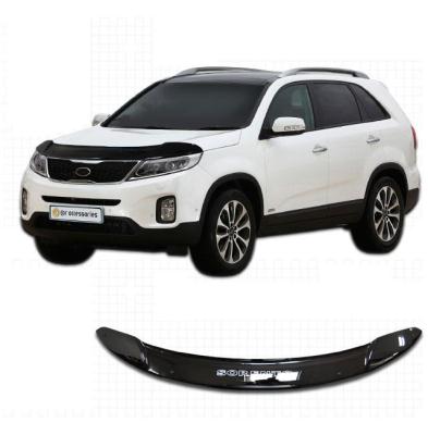 Дефлектор капота Classic черный KIA Sorento 2012.