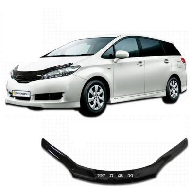 Дефлектор капота Classic черный Toyota Wish 2009.