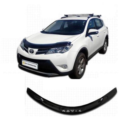 Дефлектор капота Classic черный Toyota RAV 4 2013.